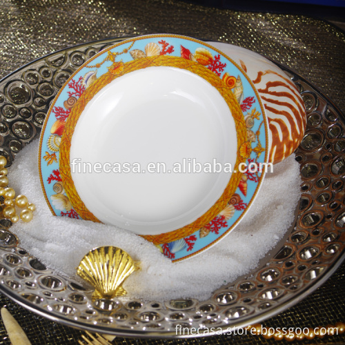 20 Pieces Euro Style Luxury Bone China New Design Dinner Set